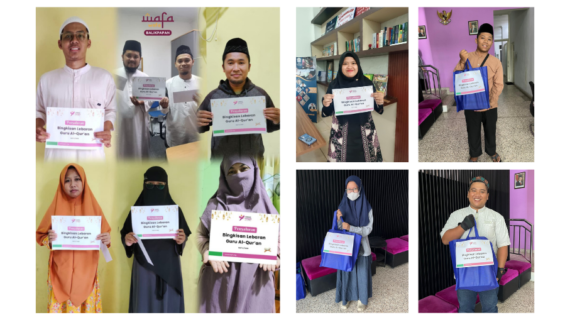 Amal Yaqin Salurkan Bingkisan Lebaran untuk Guru Al-Qur’an sebagai Bentuk Apresiasi