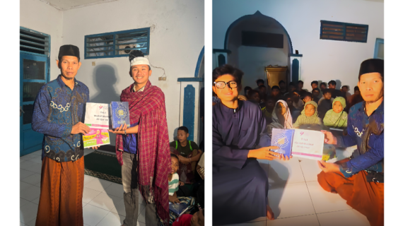 10 Mushaf Al-Qur’an Disalurkan ke Masjid Dasan Tutul, Lombok Utara
